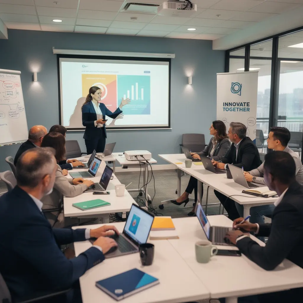 Töökeskkond, kus on selged ja funktsionaalsed märgised, mis aitavad suunata inimesi.